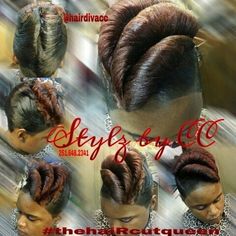 Quickweaves Hairstyles, Professional Updos, Haircut Styles For Girls, Colorful Ponytail, Relaxing Hair, Female Haircut, Alternative Hairstyles