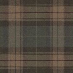 a brown and black plaid fabric