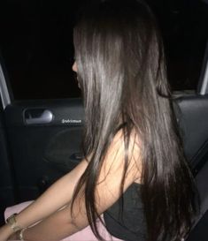 Dark Brown Hair Face Claim, Dark Silky Hair, Sleek Dark Brown Hair, Long Thick Dark Brown Hair, Styled Black Hair, Long Straight Hair Outfits, Dream Hair Brunette, Curled Bottom Of Hair, Hair Down Aesthetic