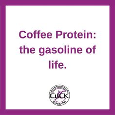 coffee protein the gasoline of life