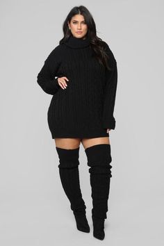 Plus Size Fall Outfit, Plus Size Fall Fashion, Plus Size Fall, Black Women Fashion, Black Sweater