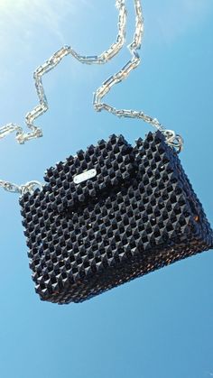 "Handmade bag knitted with crystal beads and fishing line. Crystal black bead bag, LUXURY bead purse, Women Bead bag, Tote black bag , Beaded bag,Crossbody Bead Bag, shoulders bag, Women handbags Easily fits iPhone, phone and small wallet inside. Depth of the product: 7 height: 12 width: 18 Free shipping ! For questions and suggestions, you can contact us by pressing the \"Send message to seller\" button at the end of this page. We will be happy to answer your questions :)" Gift Black Beaded Shoulder Bag, Black Beaded Rectangular Shoulder Bag, Rectangular Bag With Black Beads As Fashion Accessory, Black Beaded Shoulder Bag For Everyday Use, Black Beaded Square Shoulder Bag, Handmade Crossbody Shoulder Bag For Evening, Black Beaded Shoulder Bag, Handmade Black Clutch Bag, Rectangular Black Beaded Bag For Gift