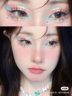 Skincare Tutorial, Idol Makeup, Makeup Douyin, Korea Girl, Flower Knows, Graphic Makeup, Rave Makeup