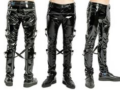 Excited to share the latest addition to my #etsy shop: Skinny Jeans Gothic Supreme Chaos Vinyl Punk Rebel Fetish EMO Pants Straps https://etsy.me/3Ogs3aK #black #solid #gothic #button #skinny #flat #zipper #trouser #emofetishpant Emo Pants, Strap Pants, Zipper Pants, Exposed Zipper, Mens Pants, Leather Pants, Black Jeans