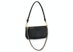 Buy and sell authentic handbags on StockX including the Louis Vuitton Multi Pochette Monogram Empreinte Black and thousands of other handbags with resale price data. Tas Louis Vuitton, Tas Lv, Lv Multi Pochette, Pochette Louis Vuitton, Louis Vuitton Multi Pochette, Tas Bahu, Black Louis Vuitton, Beige Handbags, Classic Monogram