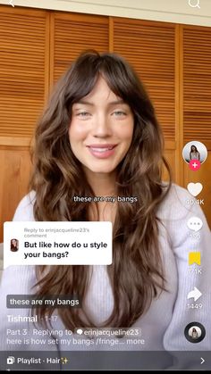 Long Shag Round Face, Wavy Fine Hair Cuts, Long Hair With Bangs Round Face, Bangs Wavy, Curly Haircut, Shaggy Long Hair, Beauty Parlour, Hairstyle Inspo, Hair Locks