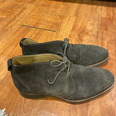 Men's Isaia Napoli Brown Ankle Boots Suede Chukka 7 Retail $1195. Condition Is "Pre-Owned". See Pictures Ask Questions And Make An Offer! Classic Low-top Suede Chukka Boots, Brown Suede High-top Chukka Boots, High-top Suede Chukka Boots With Stitched Sole, Semi-formal Suede Chukka Boots With Round Toe, Semi-formal Brown Chukka Boots With Plain Toe, Suede Chukkas, Brown Ankle Boots, Chukka Boots, Ankle Boots