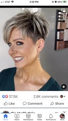 Highlighted Pixie Cut, Free Hairstyles, Spikey Short Hair, Pixie Haircut Fine Hair, Shaved Hair Cuts, Short Hair Images