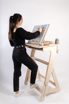 Attention all artists, doodlers, and creative enthusiasts! Feast your eyes on our incredible Portable Lap Easel--a must-have tool for unleashing your imagination and bringing your artistic visions to life! 🎨🖌️✨ Unleash your creativity with our artist's paradise on Etsy! 🎨✨ From Portable Lap Easels to Drawing Boards and Wooden Sketch Boards, we've got your artistic journey covered. Make it uniquely yours with a Personalized Easel or explore the versatility of Customizable Boards, perfect for s Easel Drawing, Drawing Stand, Portable Easel, Sketch Board, Tabletop Easel, Sketching Art, Work Space Organization, Wooden Easel, My Workspace