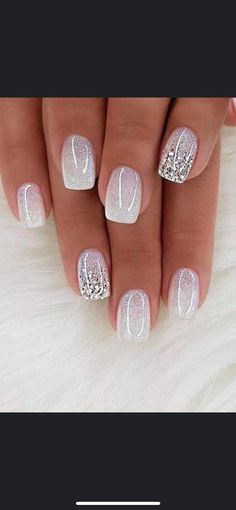 French Pedicure, Valentine Nails, Colorful Nails, Manicure Tips, Wedding Nails Design, Bride Nails, Nail Designs Glitter, Dipped Nails