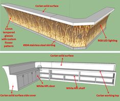 an image of the inside and outside of a building with different types of insulations