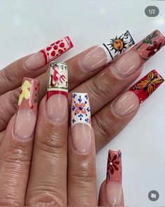 Bali Nails, Nail Inspo Summer, Disney Acrylic Nails, Acrylic Accessories, Fantasy Nails, Subtle Nails, Aesthetic Nails, Natural Glam