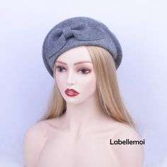 It is real wool hat,cheap ones are mix with polyester felt.100% wool hat is more warm,smooth and soft. Head size: about 56-57cm It is handmade product and every hat is well inspected before shipment,no return accepted.But please do contact us if you have any problems on your order.Thanks for your supports. Winter Party Hats With Bow, Winter Party Wool Cloche Hat, Elegant Winter Flat Cap Mini Hat, Church Tea Party, Unusual Hats, Kentucky Derby Wedding, Ivory Fascinator, Beret Cap, Sinamay Hats