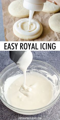 how to make easy royal icing for cookies