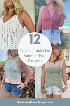 crochet tanks for summer free patterns