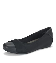 PRICES MAY VARY. 1 in. heel height Easy Slip-On/Off Lightweight, Flexible Outsole. Low Hidden Wedge Memory Foam Footbed. Textile upper Womens Black Flats, Oxford Flats, Premium Brand, Black Heel, Women's Flats, Casual Black, Day And Night, Black Flats, Black Heels