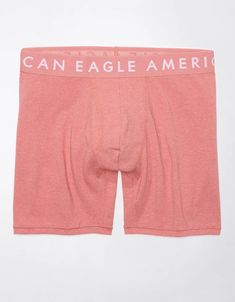 AEO Solid 6" Classic Boxer Brief Cotton Boxer Briefs Multi-pack, Short Style, Cotton Multi-pack Short Boxer Briefs, Comfortable Stretch Cotton Boxer Briefs, Pink Sports Boxer Briefs, Casual Cotton Anti-odor Boxer Briefs, Sporty Pink Cotton Boxer Briefs, Fitted Pink Cotton Boxer Briefs, Boxer Briefs, Bralette