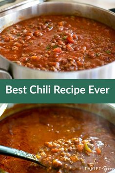 the best chili recipe ever in a pot