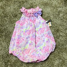 Excellent Condition / New With Tags Bundle And Save! Pink Playful Bubble Romper For Playtime, Purple Cotton Bubble Romper For Spring, Casual Pink Bubble Romper For Playtime, Sleeveless Purple Bubble Romper For Spring, Spring Purple Sleeveless Bubble Romper, Spring Sleeveless Purple Bubble Romper, Cute Purple Bubble Romper For Spring, Summer Purple Playwear For Babies, Pink Casual Bubble Romper For Playdate