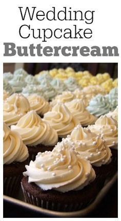 the wedding cupcake buttercream recipe book