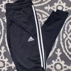 Never Worn Adidas Track Pants, Comfortable And Perfect For Working Out Or Wearing Out And About! Sporty And Cute! Adidas White Workout Pants, Adidas Track Pants, Adidas Track, Adidas Pants, Out And About, Adidas Black, Pants Color, Black Adidas, Working Out