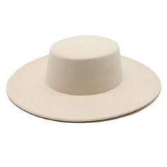 MiKlahFashion M (56-58 cm) / Beige White Popular Top Hat Ladies Spring and Autumn British Retro Gentleman Felt Cap Western Style 2023 New Black Jazz Hat Camel Color, Top Hat, Lowest Price, Camel, Top Styles, Felt, Women Accessories, Hats, Color