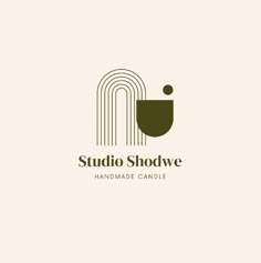 the logo for studioshodwe handmade candle, which is designed to look like a