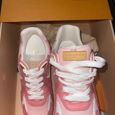 Brand New, Never Worn Pink Louis Vuitton, Shoes Louis Vuitton, Louis Vuitton Sneakers, Louis Vuitton Shoes, Hand Bag, Womens Shoes Sneakers, Tennis, Shoes Sneakers, Louis Vuitton