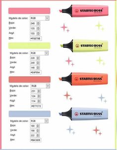 the instructions for how to use marker pens