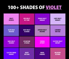 the 100 shades of violett are available for purchase on e - mail or in store