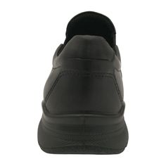 Discover the perfect blend of comfort and style with the Ecco Irving Men's Black Casual Shoes. Crafted for the modern man who values quality and durability, these shoes offer a sleek black design that pairs seamlessly with any outfit. Ideal for young adults, the Ecco Irving features a lightweight yet robust construction, ensuring long-lasting wear. Step into everyday comfort and sophisticated style, whether you're heading to the office or hanging out on the weekend. Black Low-top Slip-ons With Ortholite Insole, Fade-resistant Leather Slip-on Walking Shoes, Black Moc Toe Slip-ons With Cushioned Footbed, Slip-on Black Slip-resistant Walking Shoes, Black Slip-on Slip-resistant Walking Shoes, Black Slip-on Walking Shoes With Slip-resistant Sole, Modern Black Slip-ons With Rubber Sole, Black Casual Walking Shoes For Business, Black Casual Business Walking Shoes