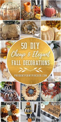 50 cheap and elegant fall decor diy ideas