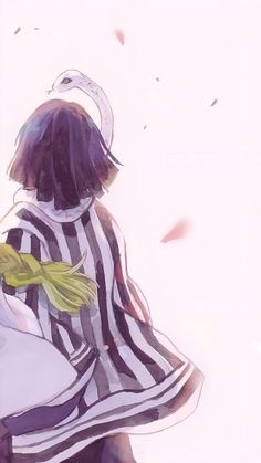 a girl in striped dress holding a white bird