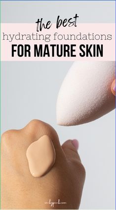 When we reach a certain age, our skin starts to have fine lines and it becomes thinner. What once was an amazing foundation for you, suddenly starts to crease and look cakey in those newfound wrinkles. Introducing a new foundation could be the ticket to a more youthful glow. Here are the 5 Best Hydrating Foundations For Mature Skin. Best Hydrating Foundation Dry Skin, Best Foundation For Over 50 Women, Make Up For Older Skin, Best Makeup For Aging Skin, How To Apply Foundation For Older Women, Makeup For Maturing Skin, Best Foundation For Aging Skin Over 50, Best Foundation For Over 40, Best Dewy Foundation