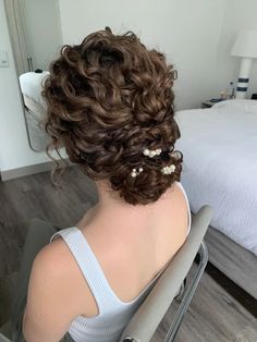 Wedding Updos For Long Curly Hair, Naturally Curly Wedding Hair, Curly Bridal Hair, Hairstyles Inspiration, Curly Wedding Hair, Naturally Curly Hair, Curly Hair Updo, My Wedding Day, Natural Curls Hairstyles