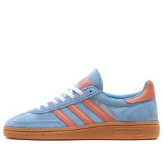 (WMNS) Adidas Originals Handball Spezial Shoes 'Light Blue Wonder Clay' IF6564 Spezial Shoes, Adidas Handball Spezial, Adidas Handball, Adidas Spezial, Fall Winter Dresses, Fall Dress, Sneaker Games, Shoes Collection, Fashion Performance