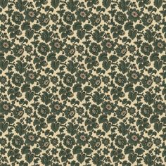 Kvist/Green K17-54 19 Century Aesthetic Wallpaper, Free Wedding Invitation Templates, Pulp Paper, Look Wallpaper, House Color Palettes, Bungalow Style, Old Wallpaper, Print Wallpaper, Vintage Country