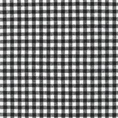 black and white gingham checkered fabric