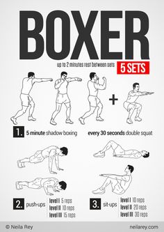 a poster with instructions on how to do a box - lung exercise for beginners