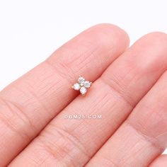 Add a touch of elegance and shine with our Golden Blooming Sparkle Flower Multi-Gem Nose Stud Ring. Made with high-quality gems, this nose stud will add a pop of color and sparkle to your daily look. Stand out and feel confident with this beautiful piece of jewelry. View More Colors/Styles Material: 316L Stainless Steel Gold Plated Size: 20 GA (0.8mm), 9/32" (7mm) Suitable for Nostril Piercings It is always recommended to know your exact piercing size to ensure fitment, safety, and comfort. Plea Elegant Tiny Round Nose Studs, Nose Stud, Plate Size, Daily Look, Feel Confident, Size 20, Piercings, Gold Rings, Color Pop