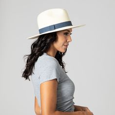 A definitely classic look! This Panama style fedora features our signature ultrabraided style, as well as a nice chambray banded accent giving this hat a beautiful contrast. Pairs perfectly with any outfit and make the perfect beach vacation companion! Features: 3.25" brim Hat size: 57cm One size 75% paper 25% polyester Panama Style, Wide Brim Hat Summer, Sand Collection, Out Of Office, Hat Clips, Scarf Poncho, Dress Hats, Wide Brimmed Hats, Brim Hat