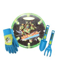 the teenage mutant ninjas play set includes gloves and tools