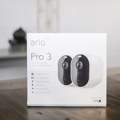 an unopened box for the arlo pro 3