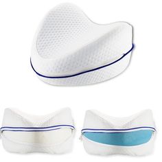 Features: Our heart shaped leg pillow with double concave surface fits the curve of legs, comfortably supports your legs & knees. Improve the alignment of the spine, reducing pressure and squeeze between knee joints to eliminate those painful pressure points. Cushion and support both your legs and knees, reduce back, hip, leg, knee discomfort. Stuffed with memory foam, the pillow is breathable and not easy to deform, filling the gap for better support. The pillow cover is made of premium soft an Leg Support Pillow, Leg Pillow, Knee Pillow, Side Sleeping, Body Joints, Side Sleeper Pillow, Joints Pain Relief, Sleep Routine, Muscle Relaxer