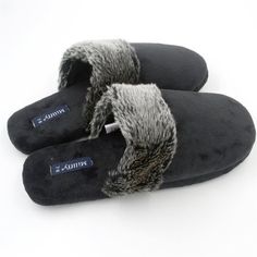 top quality Velvet Slipper with Faux Trim soft cuddly home warm at home slippers - Black - C312O1FL0OT - Women's Shoes, Slippers  #Slippers #Women's #Shoes # #Slippers Velvet Slippers, Slides Slippers, Cute Slippers, Home Slippers, Suede Slippers, Women Slippers, Slippers Cozy, Velvet Fashion, Slipper Socks