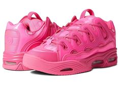 Pink Shoes Men, Osiris D3, Step Machine, Pink Pink Pink, 3m Reflective, Mens Skate Shoes, Fancy Shoes, Shoes Pink, Ventilation System