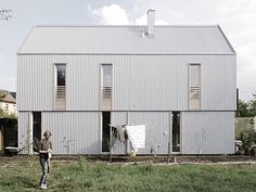 the house is made out of corrugated sheets