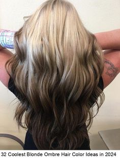 We're falling in love with these blonde ombre hair ideas! Whether your hair is naturally blonde or not, you'll find something right here! #blondehairideas Blonde Into Brown Ombre, Inverted Ombre Hair, Blond To Brown Balayage, Blonde And Brown Ombre Hair, Blond To Brown Ombre, Dark Brown Hair Underneath Blonde On Top, Brown Hair With Blonde On Top, Hair Blonde On Top Dark Underneath, Reverse Blonde Ombre