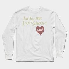 Kids See Ghosts Merch Lucky Me Tee Shirt Store -- Choose from our vast selection of Long Sleeve T-Shirts to match with your favorite design to make the perfect custom graphic Long Sleeve T-shirt. Pick your favorite: Long Sleeve, Premium Long Sleeve, and Scoop Neck Long Sleeve. Customize your color! For men and women. Long Sleeve Letter Print Fan T-shirt, Graphic Long Sleeve T-shirt With Text Print, Long Sleeve T-shirt With Letter Print For Fans, Long Sleeve Letter Print T-shirt For Fans, Long Sleeve Graphic Tee With Text Print, White Long Sleeve Graphic T-shirt, Band Merch Long Sleeve T-shirt With Text Print, Long Sleeve Band Merch T-shirt With Text Print, Long Sleeve Band Merch T-shirt With Letter Print