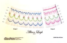 Allison Leigh smocking plate with two designs. 6 & 7 rows. This is the paper pattern only. No fabric or floss included. Smocking Plates, Smocking Patterns, Pattern Paper, Smocking, How To Find Out, Bubbles, Etsy Gift Card, Tapestry, Etsy Shop